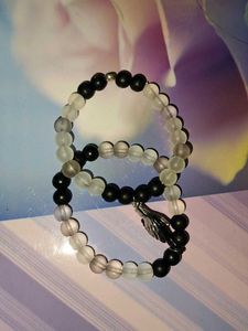 Beaded Stretch Couple Bracelet Set
