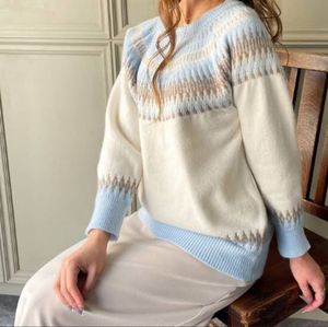 Fair Isle Knit Sweater