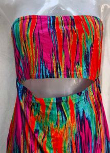 3281. Vibrant Cutout Bodycon Mini Dress