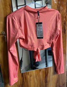 Women Casual Stylish Top Orange