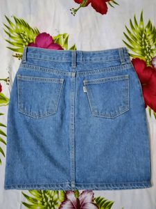 Denim Mini Skirt