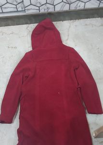 Red Woollen Coat M Size