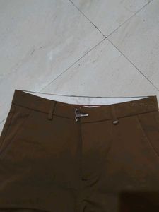Brown Casual Pants