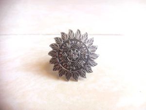 Silver Tone Statement Ring