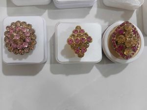 Vintage Rhinestone Brooch Set
