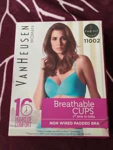 Van Heusen Blue Antibacterial Wireless Bra