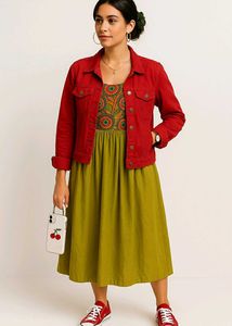MAX DRESS WITH OVERCOAT🌹