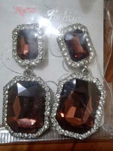 Statement Gem Earrings