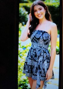 Boho Print Wrap Skirt