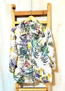 Multicolour Cotton Shirt Size-44