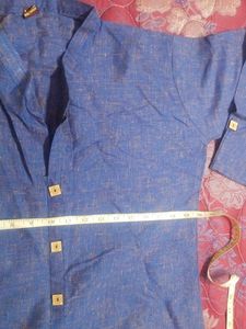 Purple Pure Cotton Kurta