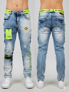 Fancy Funky Jeans Blue Slim Fit Denim Pants