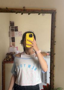 Cute Cropped Graphic Tee