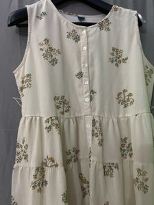 Floral Tiered Sleeveless Dress