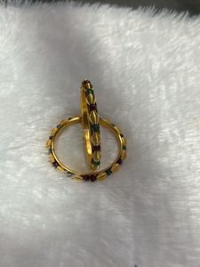 Gold Tone Bangle Set