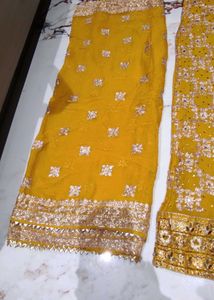 🔥Yellow Embellished Salwar Kameez🔥