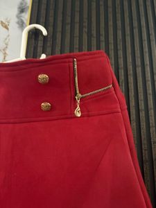 Pretty Red Straight Skirt 🎀💖