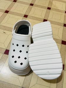 White Stylish Clogs