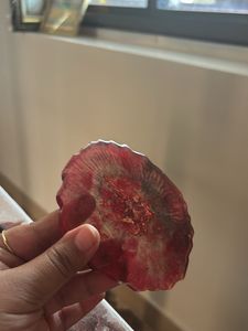 Red Resin Coaster