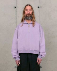 Lavender Cropped Pullover