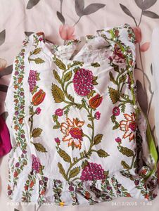 Elegant Floral Kurta Set