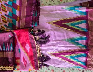 Elegant Lavender Lehenga Choli Set