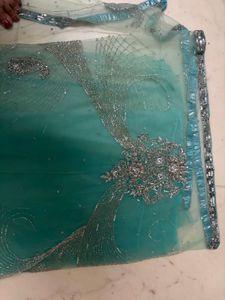 Embroidered saree