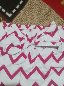 Pink Chevron Skirt