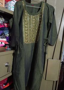 DUAL SHADE EMBROIDERY 🪡 KURTA