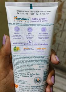 Himalaya Baby Cream enriched with olive oil 🫒