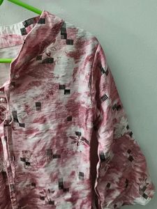 Stylish Pink Print Top