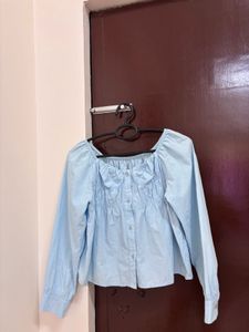 Blue Cute Top
