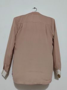 Peach White Luxury Shirt