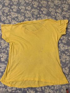 Vintage Graphic Tee Yellow