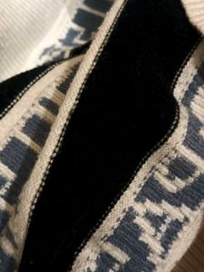 Striped &#34;Pas De Trios&#34; Sweater