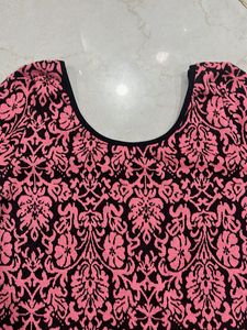 Patterned Long Sleeve Top