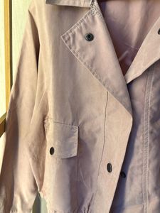 Lilac Cropped Lightweight Jacket