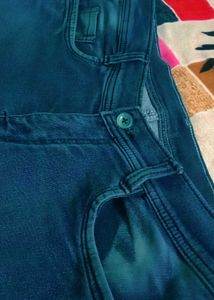 Teal Wash Denim Jeans