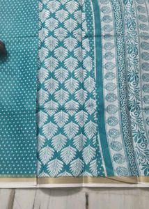 Polo Cotton Silk Sarees With Blouse 6 Meters