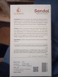 Club Boys Sandal Spray