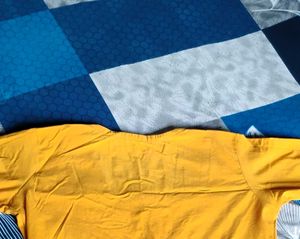 💛 Yellow Button-Down Top