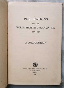 Publications of the world health organization