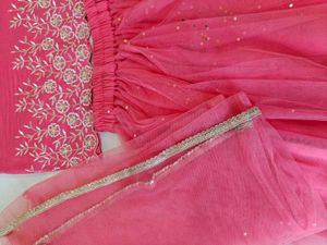 Pink Ethnic Lehenga Choli Set