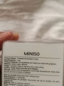 NEW MINISO EYELASH CURLER