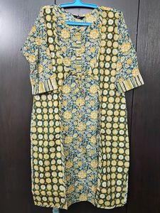 Floral Print Kurta