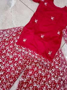Embroidered Sharara 3 Piece Set