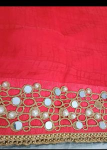 Orange Embellished Saare