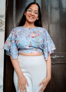 FLORAL crop Top #STUDIO