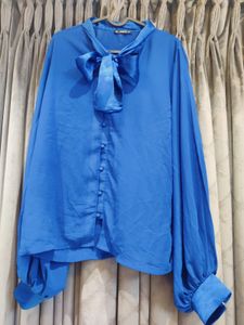 Blue Shirt Top