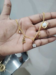 Gold Charm Necklace Layers